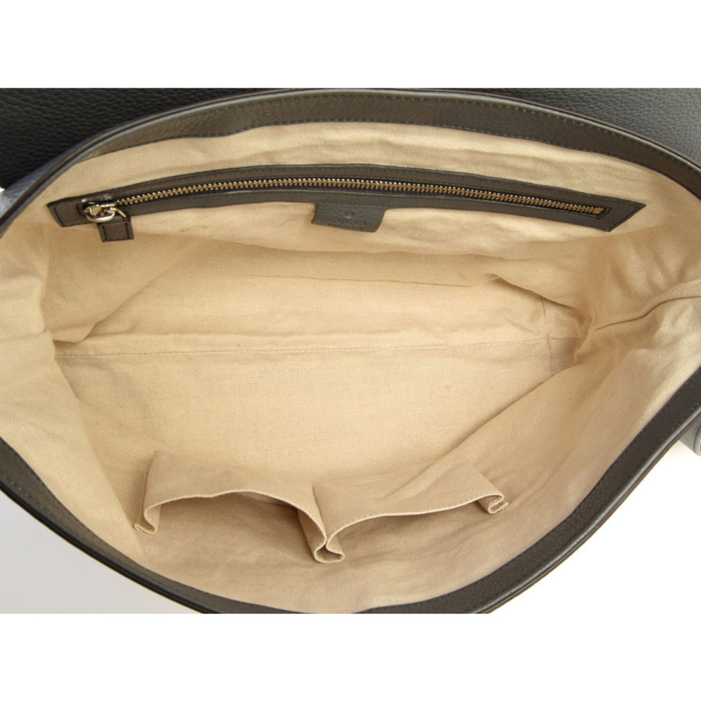 Gucci Gray leather shoulder bag - Picture 8 of 11
